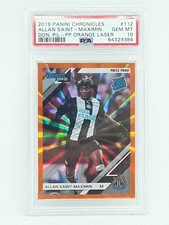 *PSA 10* Allan Saint-Maximin 2019-20 Rated Rookie ORANGE LASER #112 Newcastle picture