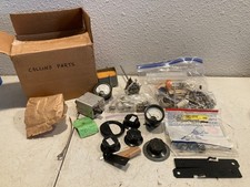 Vintage Collins Radio Parts Lot Knobs Meters Dials RF Components Hardware Ham picture