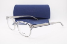 NEW S.A.L.T. SALT NELSON 55 SG CLEAR SILVER AUTHENTIC EYEGLASSES 55-19 picture