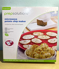 Progressive PrepSolutions Microwave Potato Chip Maker Set Red/White PS-2422 picture