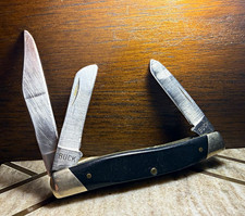 RARE VINTAGE BUCK FLUTED BOLSTER 301 STOCKMAN KNIFE  picture