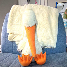 Jellycat London; Pelican plush stuffed bird; medium picture