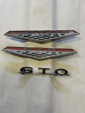 1964 -1968 Original OEM 6.5 Litre  Pontiac GTO Fender & Trunk Emblems picture