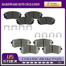 Front Rear Ceramic Brake Pad For 2010-2017 Kia Cadenza Sportage Tucson/ AWD picture