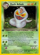 Dark Arbok - 2/82 - Pokemon Team Rocket 1st Edition Holo Rare Card WOTC NM picture