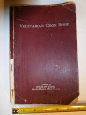 Rare Vint. Circa 1930 House of David Benton Harbor,MI 3rd Edition VEG. Cook Book picture