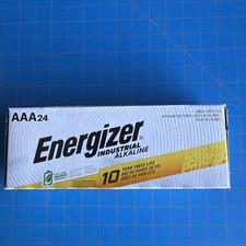 ENERGIZER INDUSTRIAL ALKALINE BATTERIES AAA 24 PACK 12/2035 BRAND NEW picture