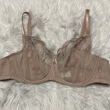 Wacoal 40C Bra Tan Evocative Edge Full Figure Underwire Back Closure 855304 picture
