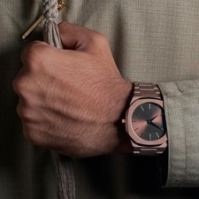 D1 Milano Chocolate Ultra Thin Bracelet Watch 40mm - D1-UTBJ10 picture