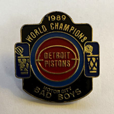 Vintage 1989 World Champions Detroit Pistons Motor City Bad Boys 1