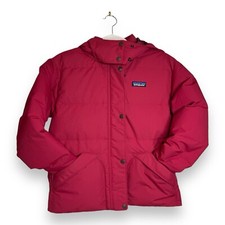 NEW Patagonia Women Downdrift Jacket Down Insulated  Hood Wax Red Sz XS picture