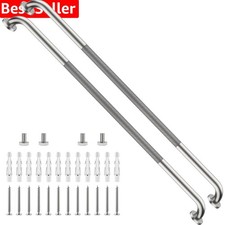 48 Inch Stainless Steel Grab Bars - Secure and Stylish Bathroom Safety picture