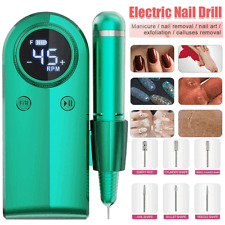 45000RPM Rechargeable Nail Drill Machine Kit Art File Manicure Pedicure FreeShip picture