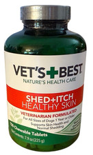 Vet's Best Shed+Itch Healthy Skin & Coat for Dogs, 150 Chew Tablets - Ex: 5/29 picture