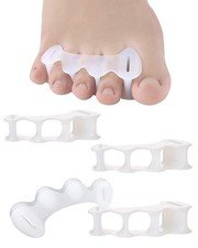 2Pairs Toe Separators Toe Spacers for Women Men to Correct Bunion, Relieve Feet  picture