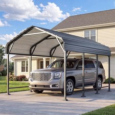 3x4.5m 3.6x6m 6x6m 6x9m 6x12m Heavy Duty Metal Carport Galvanized Steel Garage picture