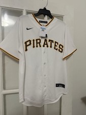 Nike Men's Pittsburgh Pirates White Konnor Griffin #6 Home Replica Jersey picture