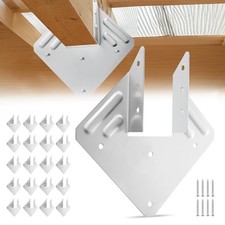 VEVOR 25 pcs Hurricane Ties for Rafters Inner Size 5.31x1.57x2.48
