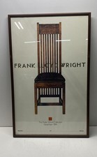 Frank Lloyd Wright Prairie School Poster 1984 Milwaukee Art Museum 23x36 picture