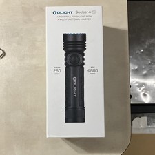 Olight Seeker 4 Pro LED Flashlight 4600 Lumens 260m Throw Black picture