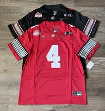 NEW Jeremiah Smith Ohio State National Championship Jersey W/Gold Swoosh picture