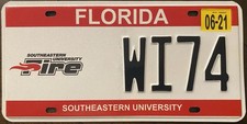 2021 Florida FLORIDA Southeastern University specialty  License Plate Tag picture