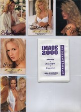 Image 2000, 1996 SPOKESMODELS TRADING CARD SET, 14 CARDS, 4 AUTOGRAPHES picture