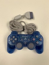 Sony PSone DualShock Controller Island Blue SCPH-110 Excellent Refurbished picture