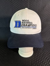 Vintage 2001 NCAA National Champions Duke University Baseball Hat Basketball NC picture
