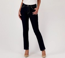 Studio Park x Jayne Brown REG Straight Leg Jeans w/ Tummy Panel - Sz M a602949 picture