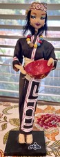 RARE VINTAGE AINU HOKKAIDO JAPANESE INDIGENOUS FOLK ART DOLL ORIGINAL JEWELRY picture