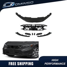 Fits 2025-2026 Honda Civic Front Upper Grille Cover W/ Trim Molding & Brackets picture