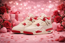 Jordan 4 Valentine's Day “Sierra Red” 2026 Men's Size US 7-12 picture