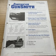 AMERICAN GUNSMITH FEBRUARY 2003,  WORKING THE SAVAGE 1921 SHOTGUN picture