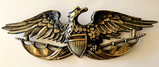 Vintage 27” American Bald Eagle Wall Plaque Patriotic Americana USA Decor picture