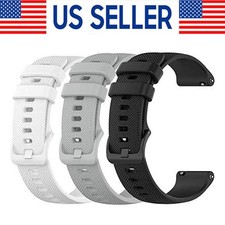 18mm20mm Samsung Soft Silicone Watch Band Divers Replacement Strap Quick Release picture