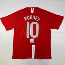 Autographed/Signed Wayne Rooney Manchester United 2008 Jersey Beckett COA picture