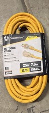 Southwire Heavy Duty 25ft 120 V Outdoor Extension Cord - Yellow 12/3 picture