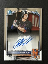 2025 Bowman Draft Mitch Voit 1st Chrome Auto - Mets🔥 picture