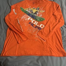 Vintage 90s Polo Sport Ralph Lauren Alpine Long Sleeve T Shirt - MenS Size XL picture