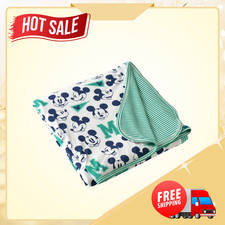 [HOT SALE]Little Sleepies Varsity Mickey Mouse Large Cloud Blanket Disney Bamboo picture