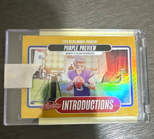 Panini 2024 Absolute Football J.J. McCarthy Introductions Purple Preview 01/18 picture