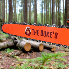 THE DUKE'S BAR AND FULL CHISEL HARD CHROME CHAIN COMBO picture
