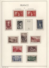 France 1937-1938 Collection Of 41 Stamps Complete Sets Includes Postage Dues picture