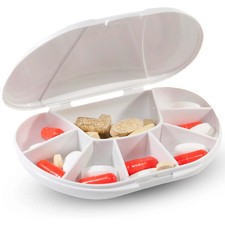 VitaCarry 8-Compartment Multi-Day Pill Box & Supplement Case (Holds Up to 60 Pil picture