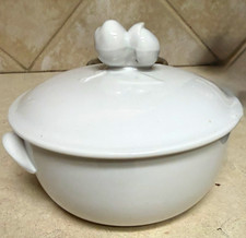 Vintage Royal Worcester White Porcelain Casserole / Tureen (Made in England) picture