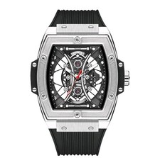 NEW Invicta 69841 S1 Rally I 50mm Quartz Skeleton Watch Black /Grey  Silicone picture