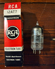 RCA 12AT7 Vintage Vacuum Tube - TESTED VERY STRONG & PERFECTLY BALANCED picture