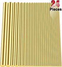Brass round Rods Bar Assorted, Diameter 2-8Mm for DIY Craft Tool (24 picture