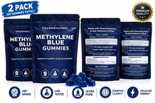 TrueHealthic 30 Blue Gummies Cognitive Clarity & Cellular Energy 2Pc. 60 Total picture
